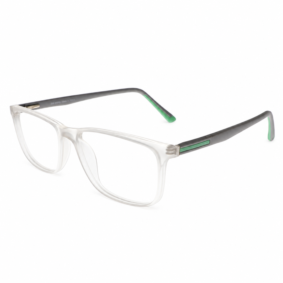 Joy Style نظارات للجنسين شكل مربع مقاس 52 Hf203c7 أبيض شفاف