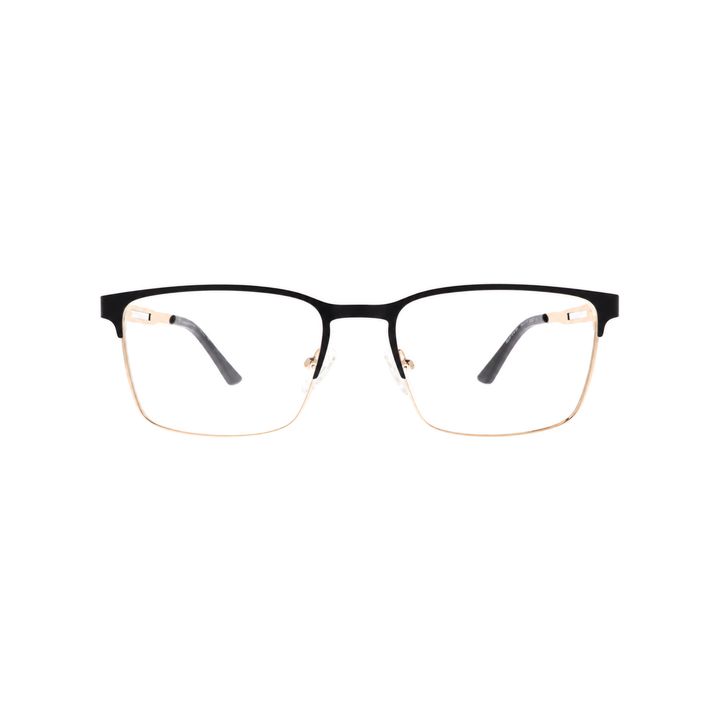 Joy Style JOYOLD1167MC2 black gold eyeglasses front view