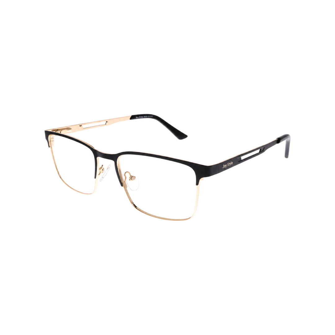 Joy Style JOYOLD1167MC2 black gold eyeglasses angle view