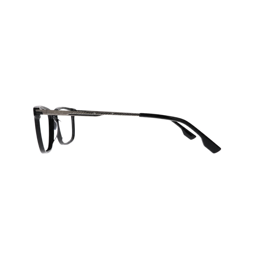 Joy Style JOYOLD1339AC1 black eyeglasses side view on white background