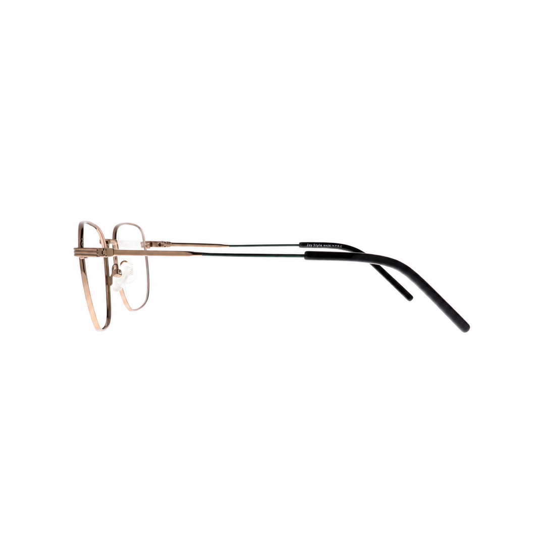 Joy Style For Unisex Metal Eyeglasses Square Shape 54 Old2112mc5 Brown