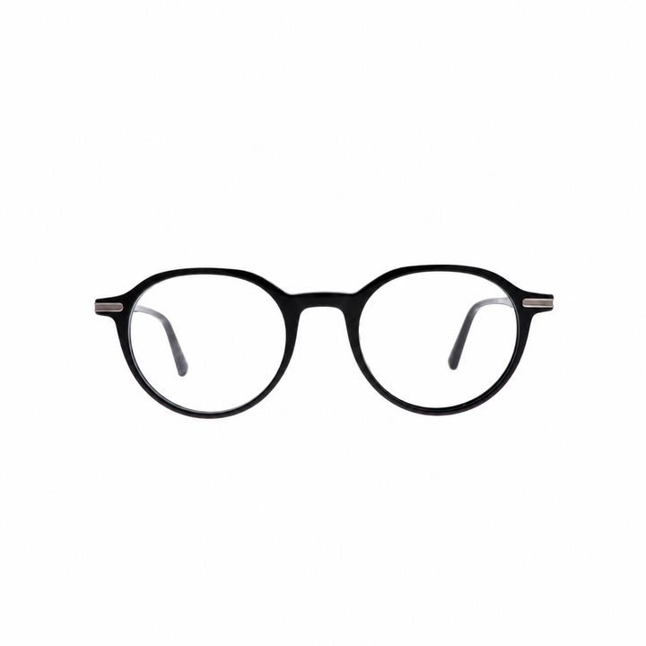 Joy Style For Unisex Eyeglasses Round Shape 48 Old3012c1 Black