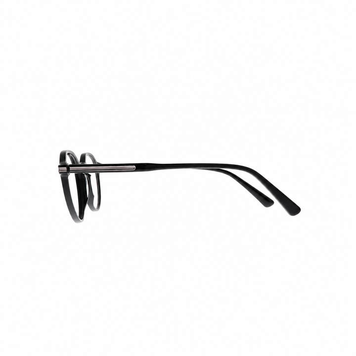 Joy Style For Unisex Eyeglasses Round Shape 48 Old3012c1 Black