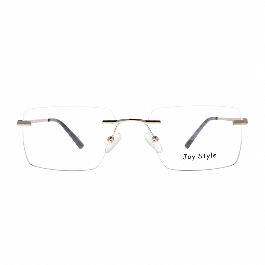 Joy Style OLD337MC4 silver eyeglasses front view