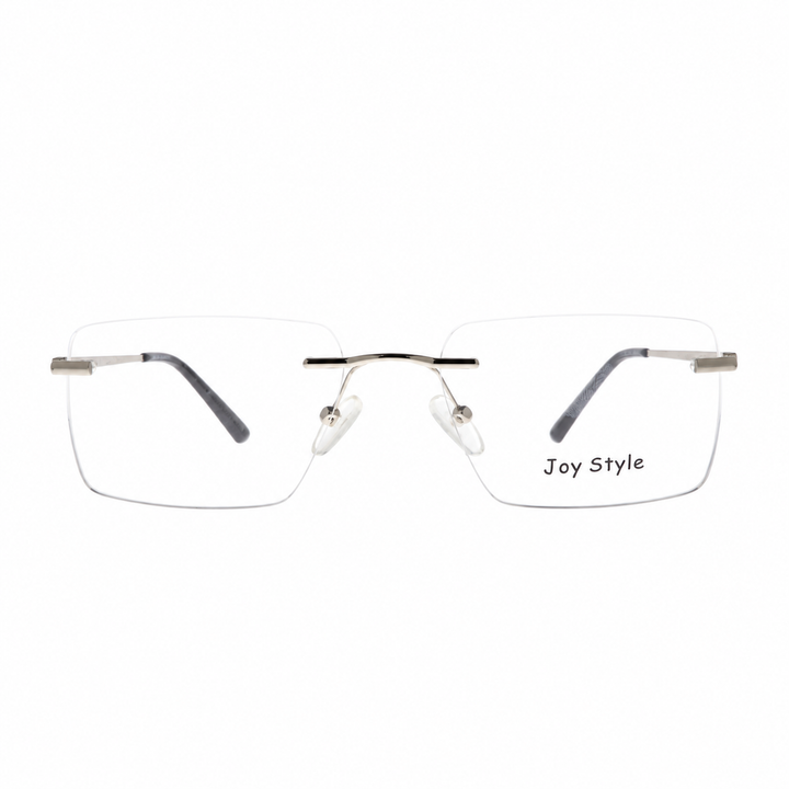 Joy Style OLD337MC4 silver eyeglasses front view