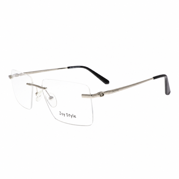 Joy Style OLD337MC4 silver eyeglasses angle view
