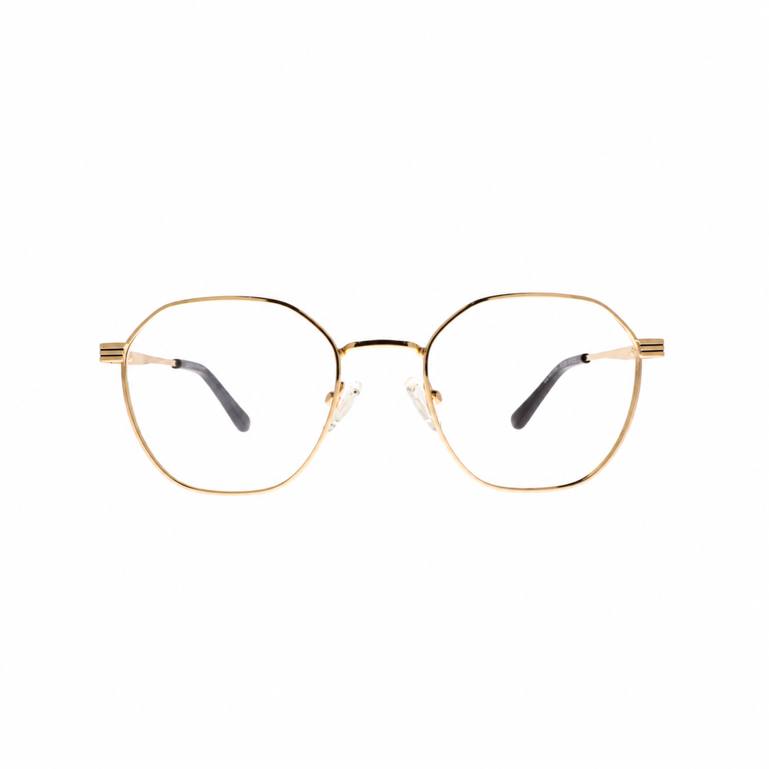 Joy Style For Unisex Metal Eyeglasses Square Shape 51 Old42095mc1 Gold