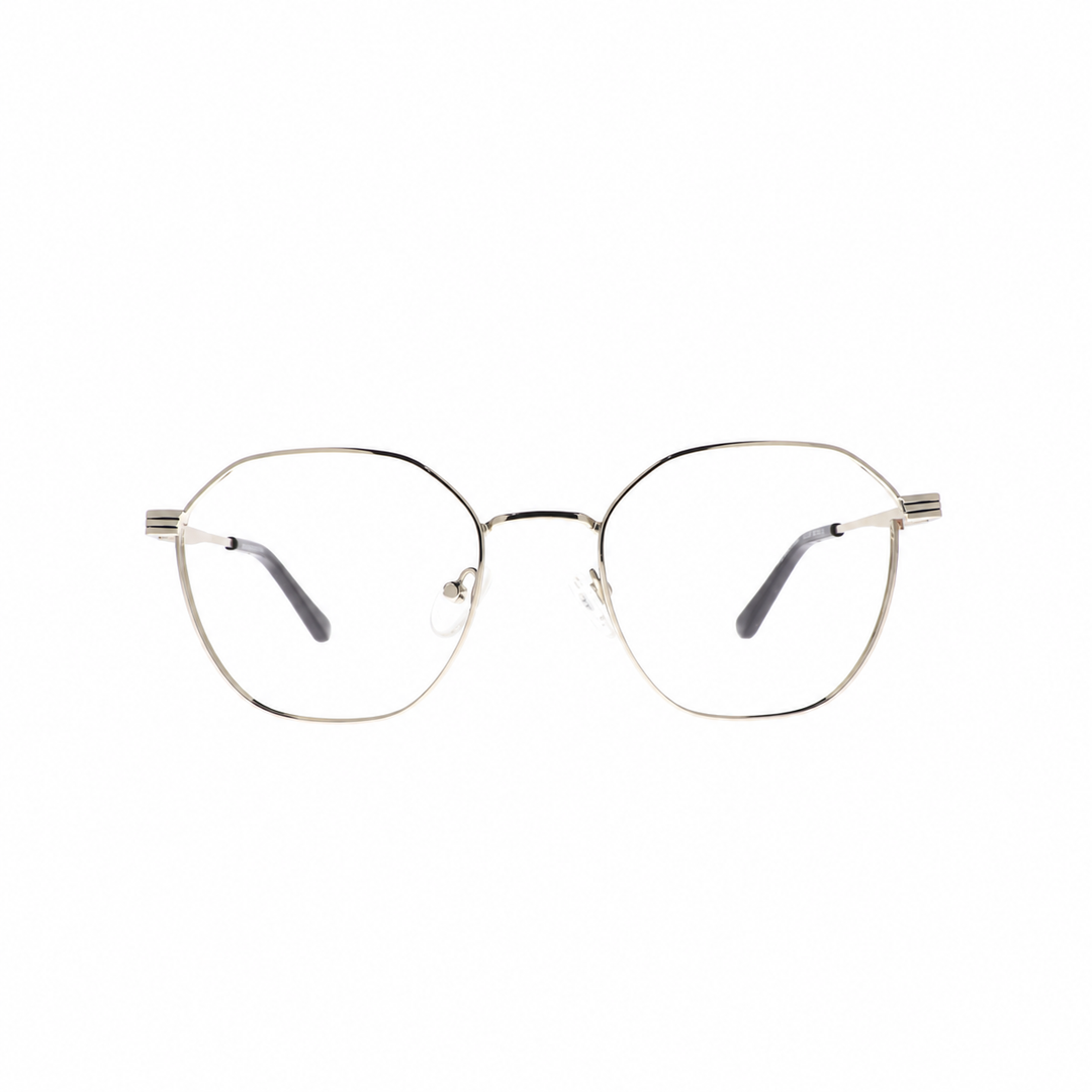 Joy Style For Unisex Metal Eyeglasses Square Shape 51 Old42095mc2 Silver