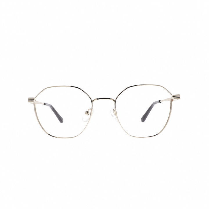 Joy Style For Unisex Metal Eyeglasses Square Shape 51 Old42095mc2 Silver