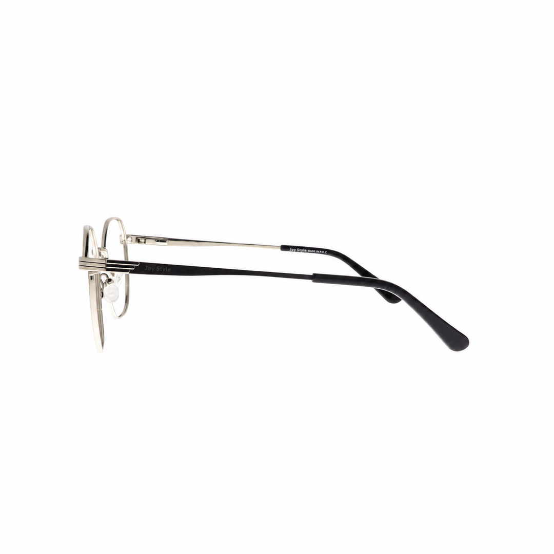 Joy Style For Unisex Metal Eyeglasses Square Shape 51 Old42095mc2 Silver