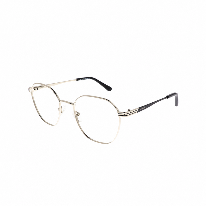 Joy Style For Unisex Metal Eyeglasses Square Shape 51 Old42095mc2 Silver