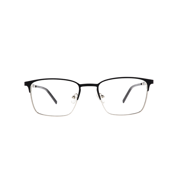 Joy Style JOYOLD587MC2 black silver eyeglasses front view