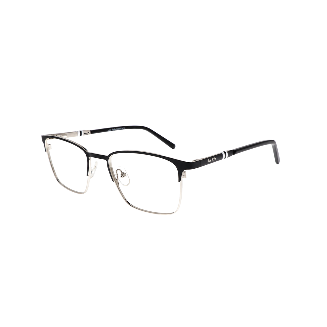 Joy Style JOYOLD587MC2 black silver eyeglasses angle view