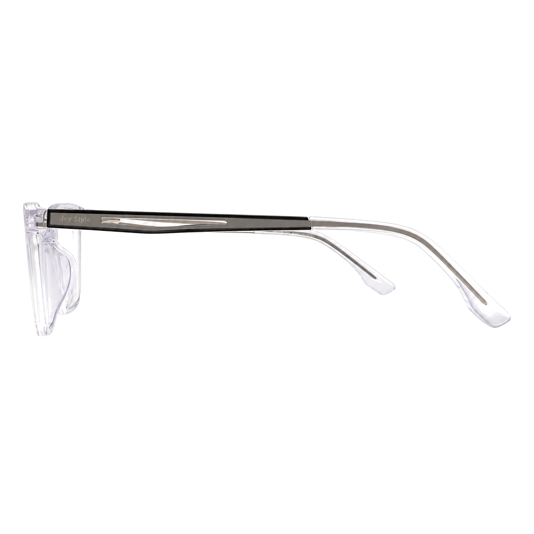 Joy Style JOYOLD6718AC5 clear eyeglasses side view on white background