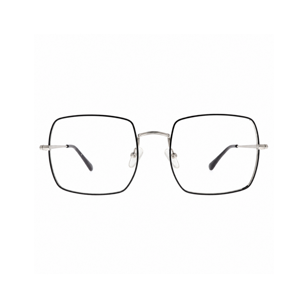 Joy Style JOYRB1971C6 black silver eyeglasses front view