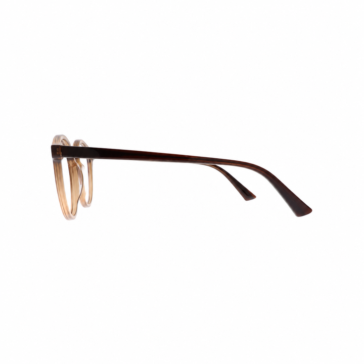 Joy Style For Unisex Eyeglasses Round Shape 51 Rda10042c4 Brown