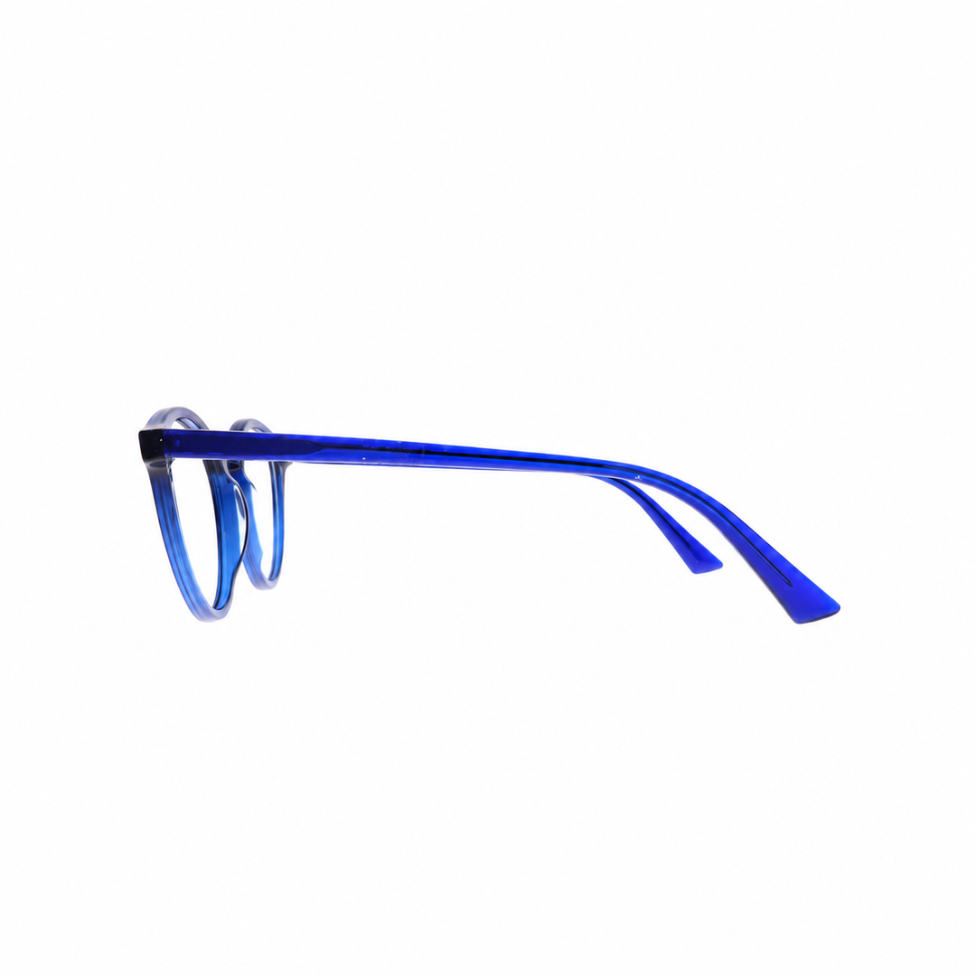 Joy Style For Unisex Eyeglasses Round Shape 51 Rda10042c5 Blue