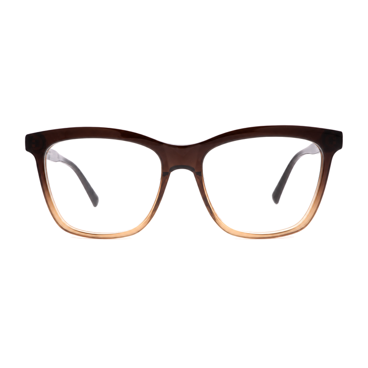 Joy Style For Unisex Eyeglasses Square Shape Size 54 Rda10149c4 Brown