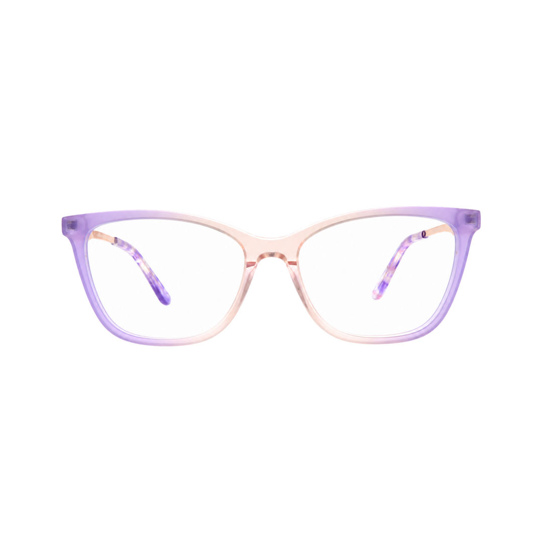 Joy Style For Women's Eyeglasses Cat Eye Size 52 Zf35108c4 Violet Pink