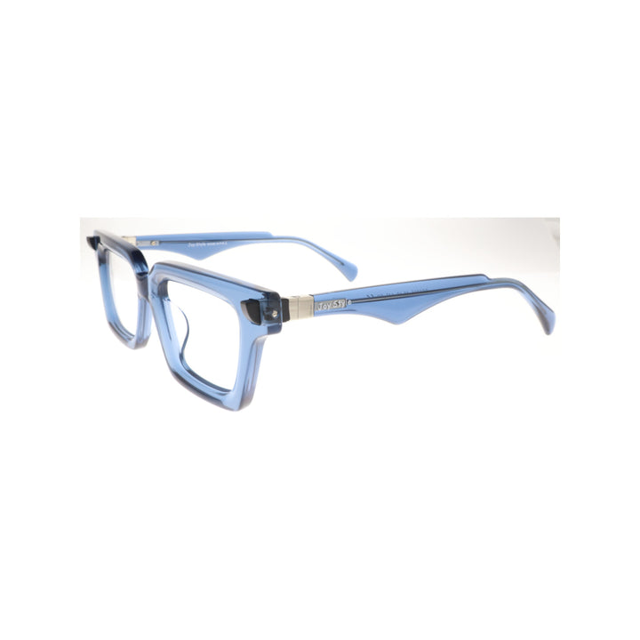 Joy Style For Men Eyeglasses Rectangular Shape Size 49 5866c3 Blue