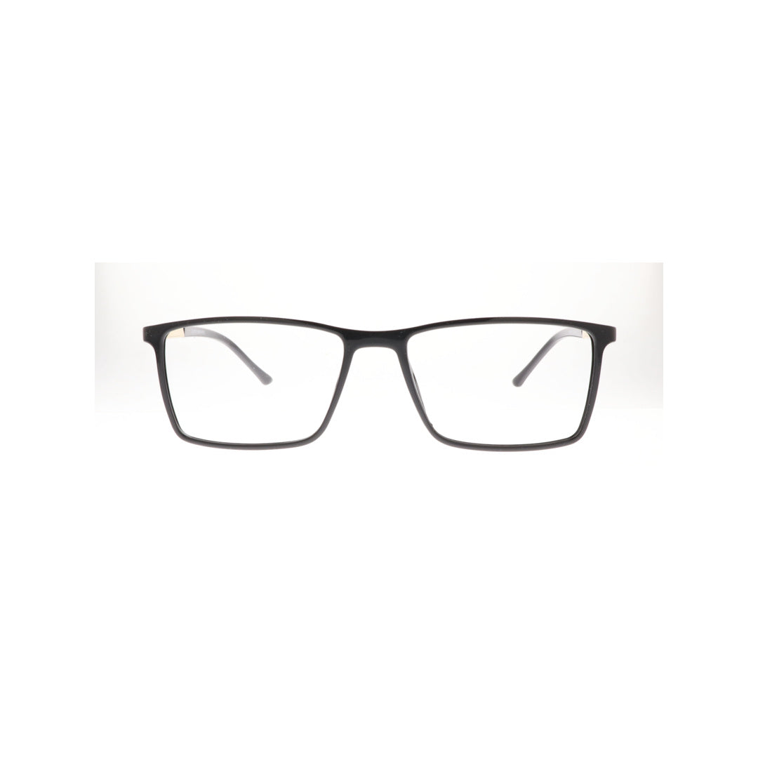 Joy Style For Men Eyeglasses Rectangular Shape Size 52 8637c1 Black