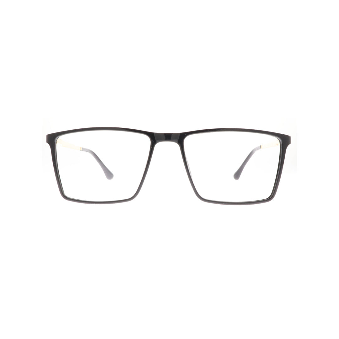 Joy Style For Men Eyeglasses Rectangular Shape Size 53 8625c1 Black