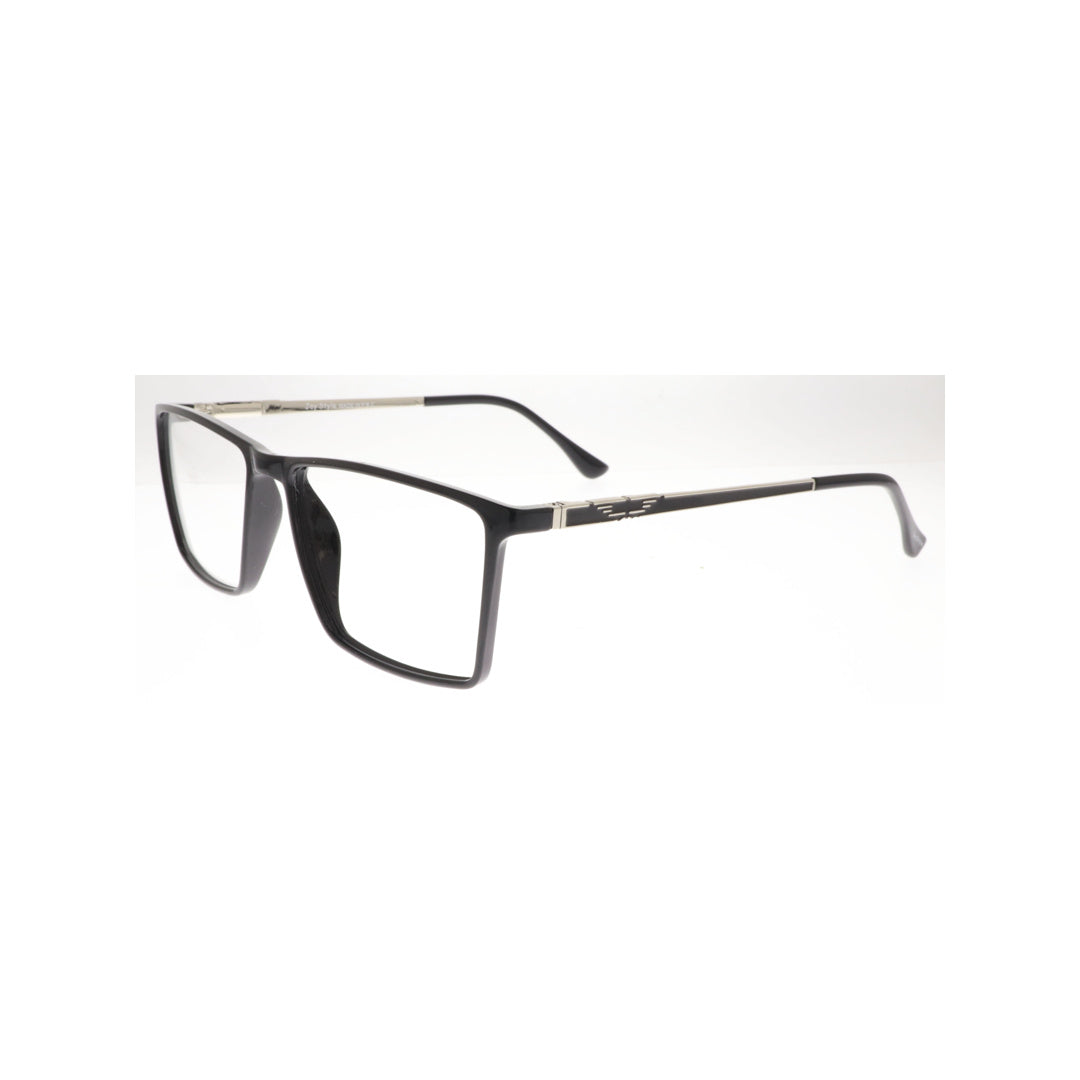 Joy Style For Men Eyeglasses Rectangular Shape Size 53 8625c4 Black