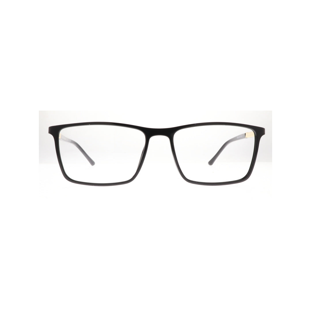 Joy Style For Men Eyeglasses Rectangular Shape Size 54 8636c1 Black