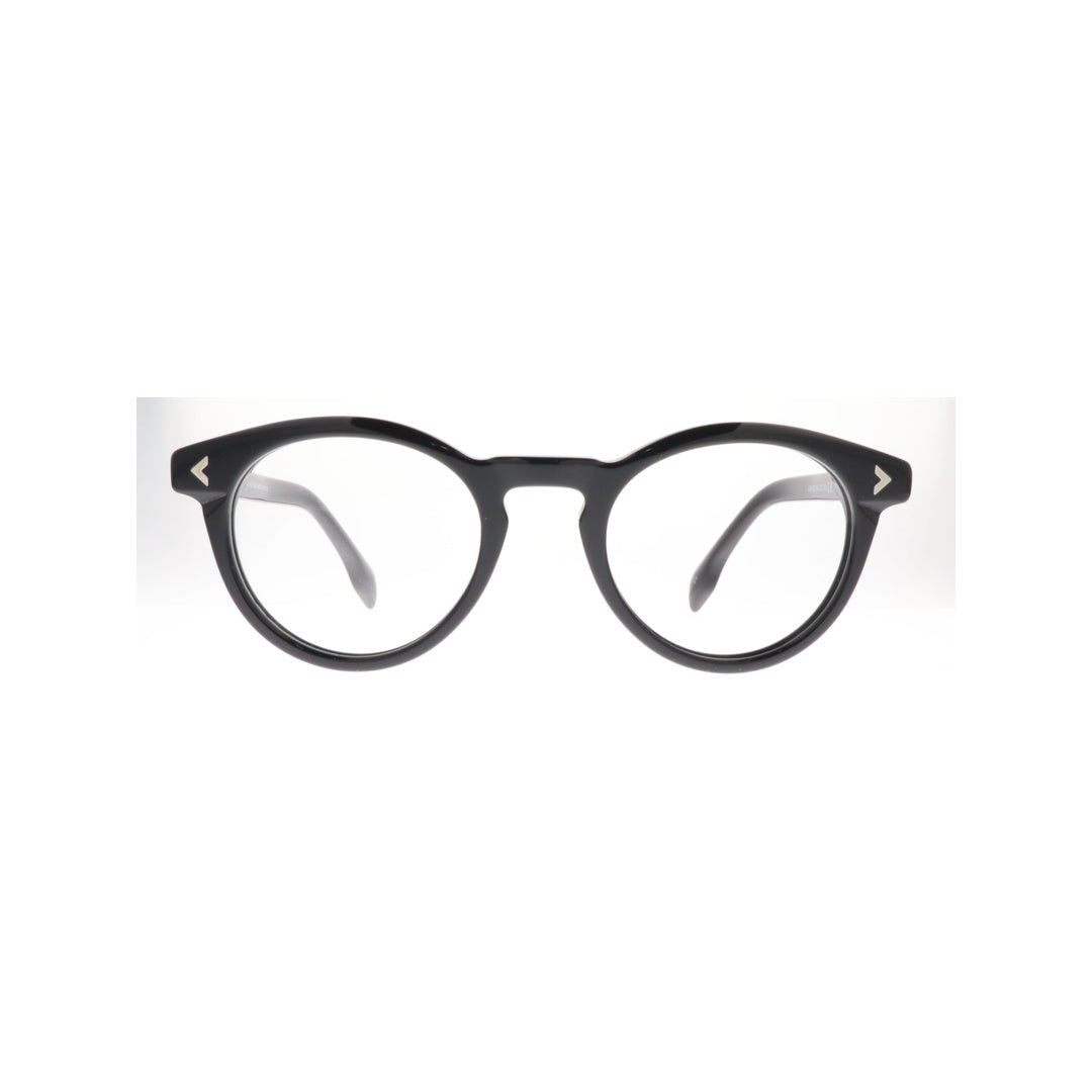 Joy Style For Men Eyeglasses Round Shape Size 49 9003c1 Black