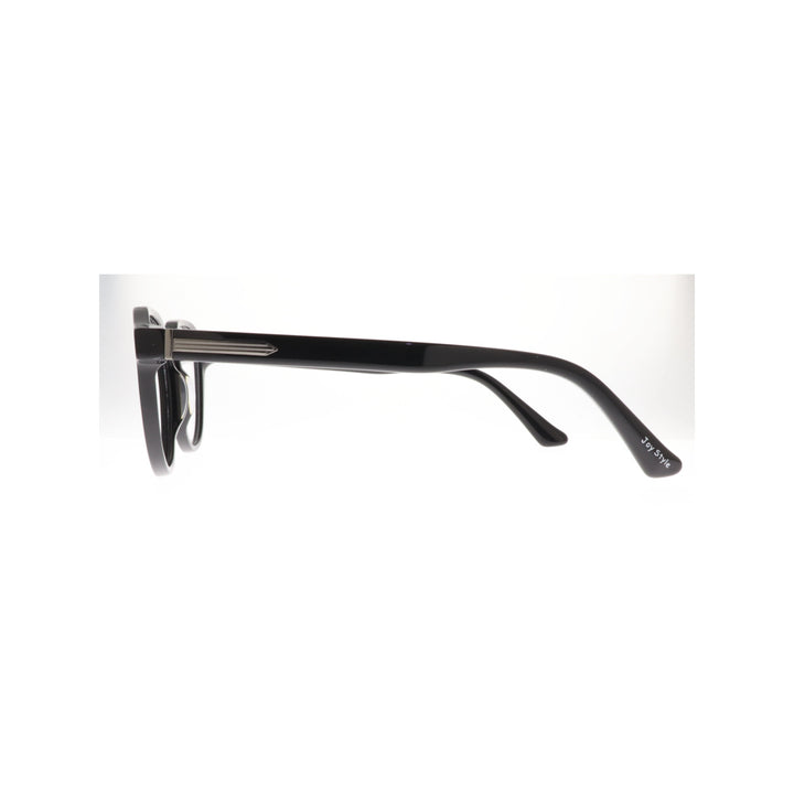 Joy Style For Men Eyeglasses Round Shape Size 50 2263c1 Black