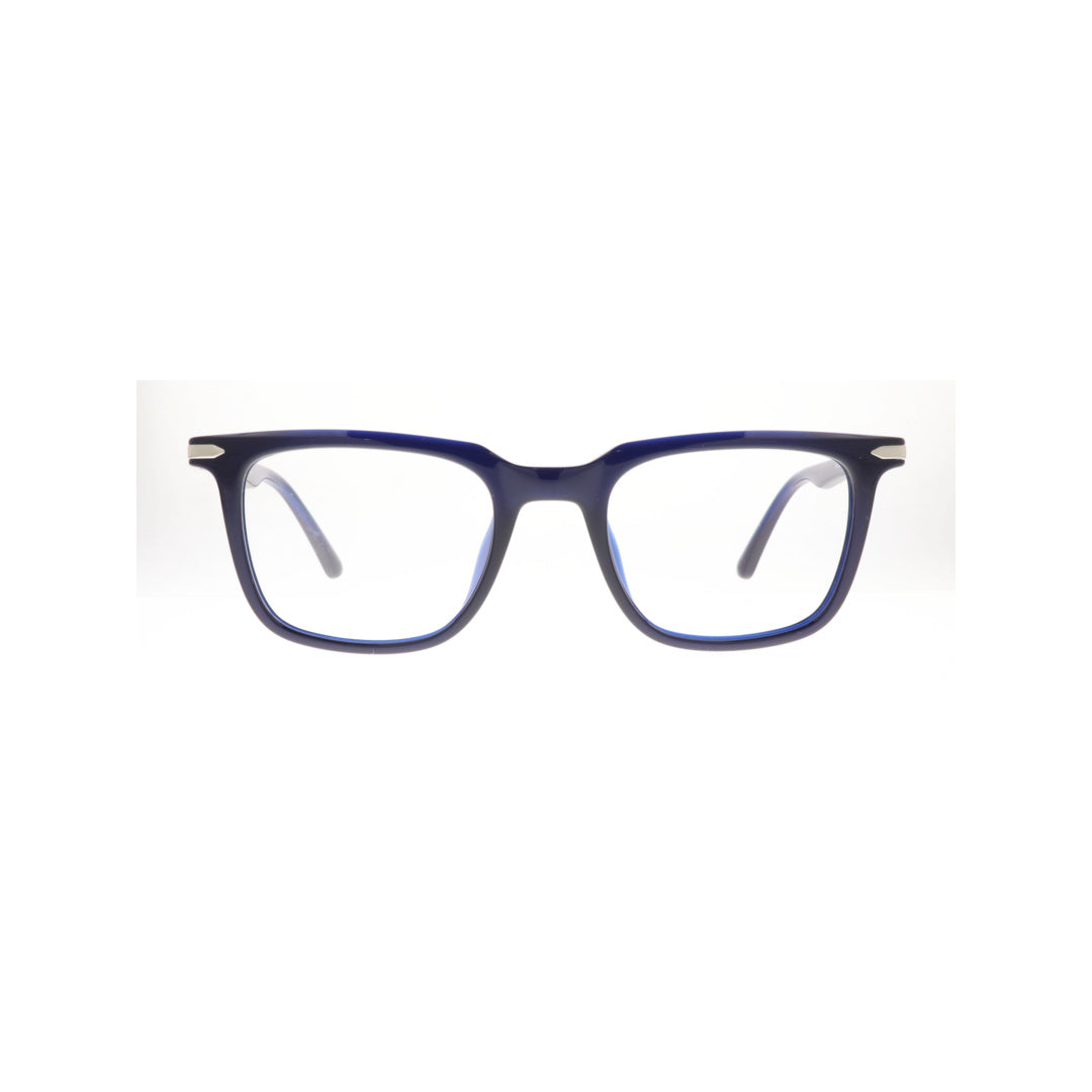Joy Style For Men Eyeglasses Square Shape Size 49 8003c3 Blue
