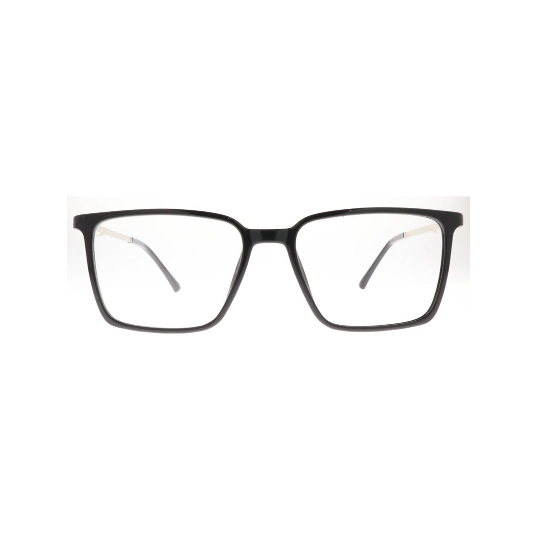 Joy Style For Men Eyeglasses Square Shape Size 50 8631c4 Black