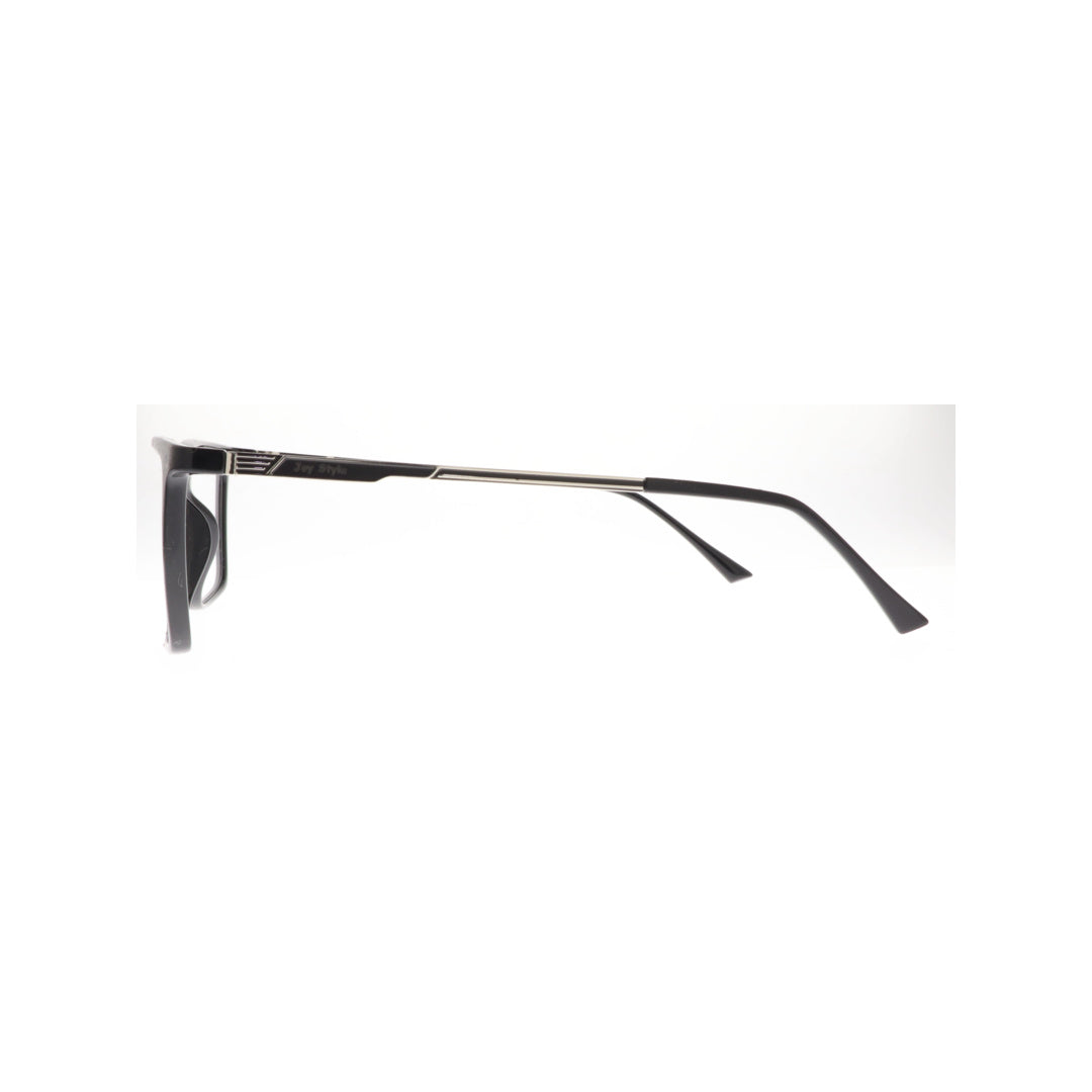 Joy Style For Men Eyeglasses Square Shape Size 50 8631c4 Black