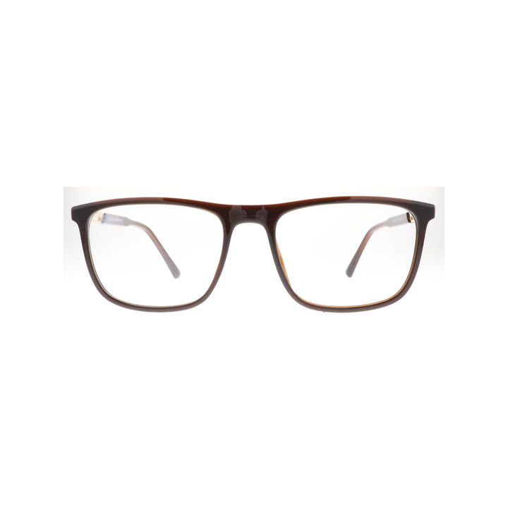 Joy Style For Men Eyeglasses Square Shape Size 53 6811c3 Brown