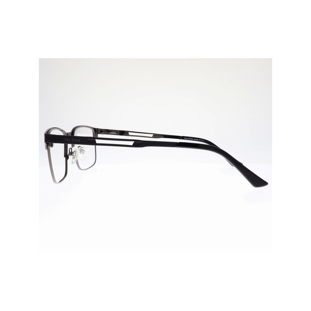 Joy Style For Men Metal Eyeglasses Square Shape Size 54 1167c1 Black