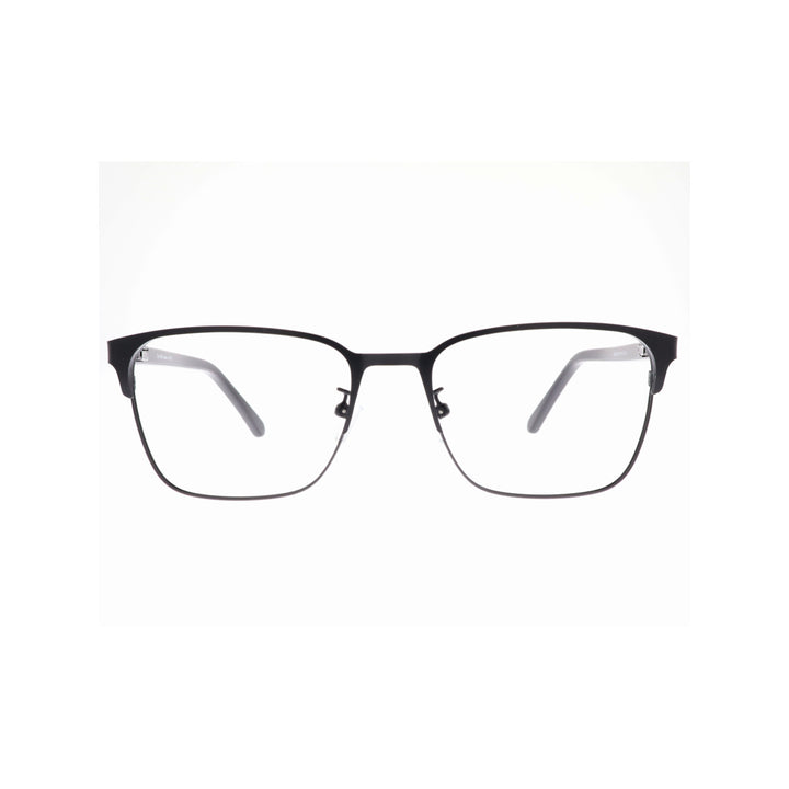 Joy Style For Men Metal Eyeglasses Square Shape Size 54 8203c1 Matte Blue