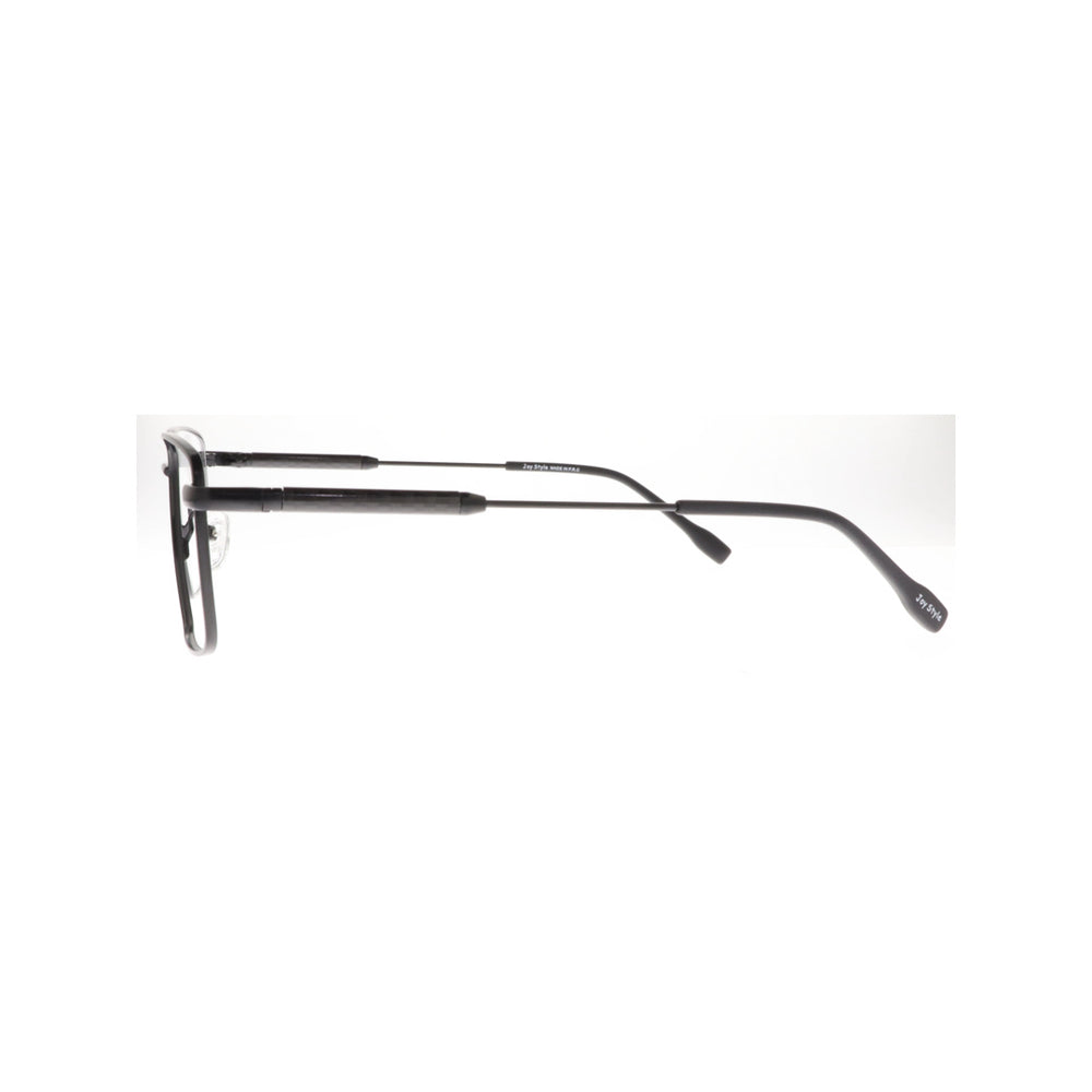 Joy Style For Men Metal Eyeglasses Square Size 54 5409c4 Matte Black