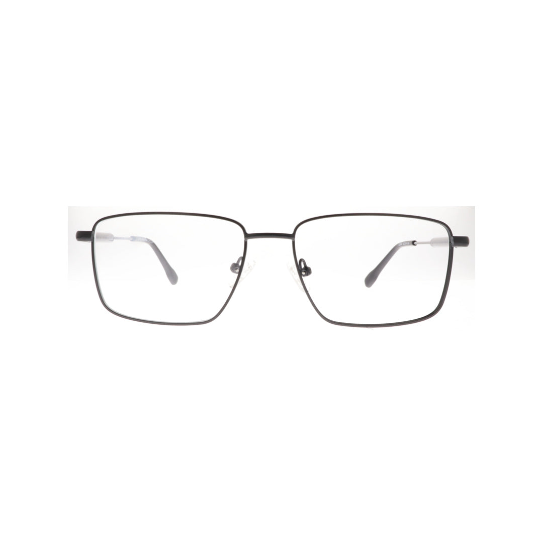 Joy Style For Men Metal Eyeglasses Square Size 54 5409c4 Matte Black