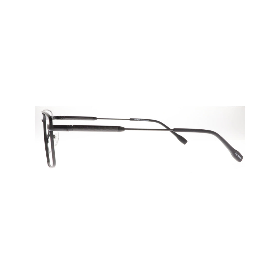 Joy Style For Men Metal Eyeglasses Square Size 54 5409c4 Matte Black