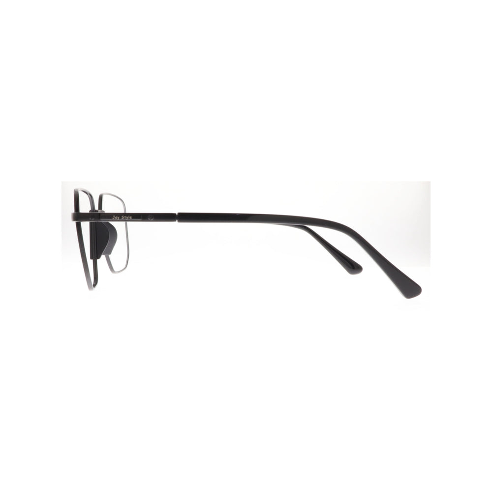 Joy Style For Men Metal Eyeglasses Square Size 54 6407c6 Matte Black