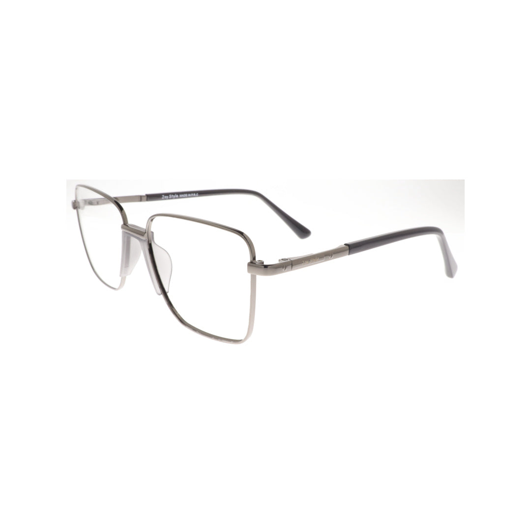 Joy Style For Men Metal Eyeglasses Square Size 54 6408c2 Gunmetal