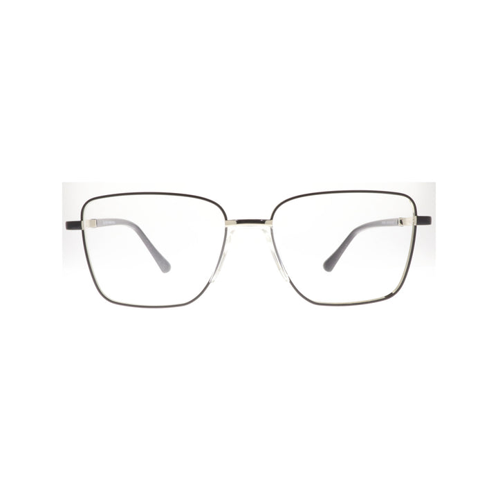Joy Style For Men Metal Eyeglasses Square Size 54 6408c4 Black Silver