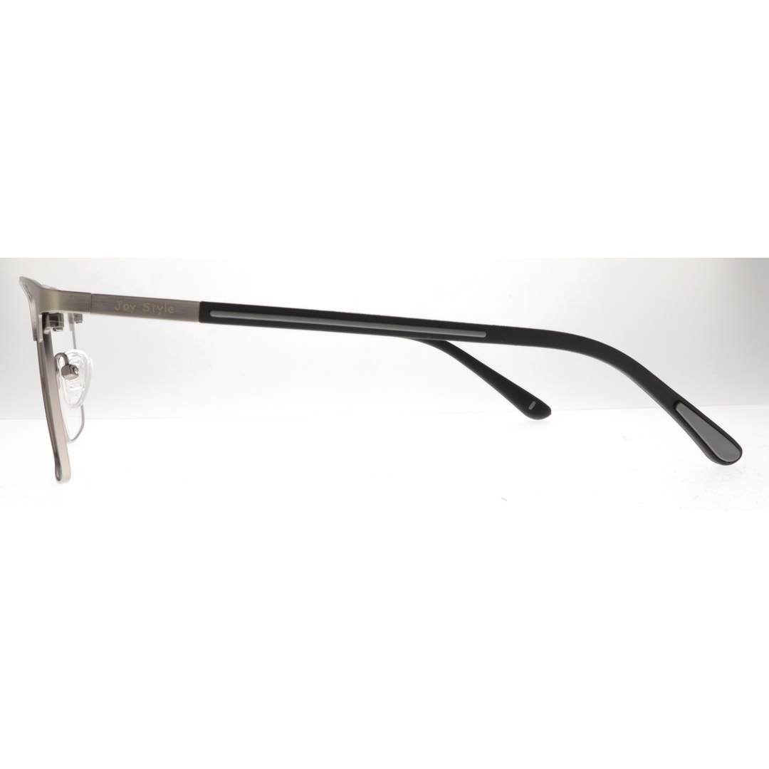 Joy Style For Men Metal Eyeglasses Square Size 55 6400c6 Gunmetal