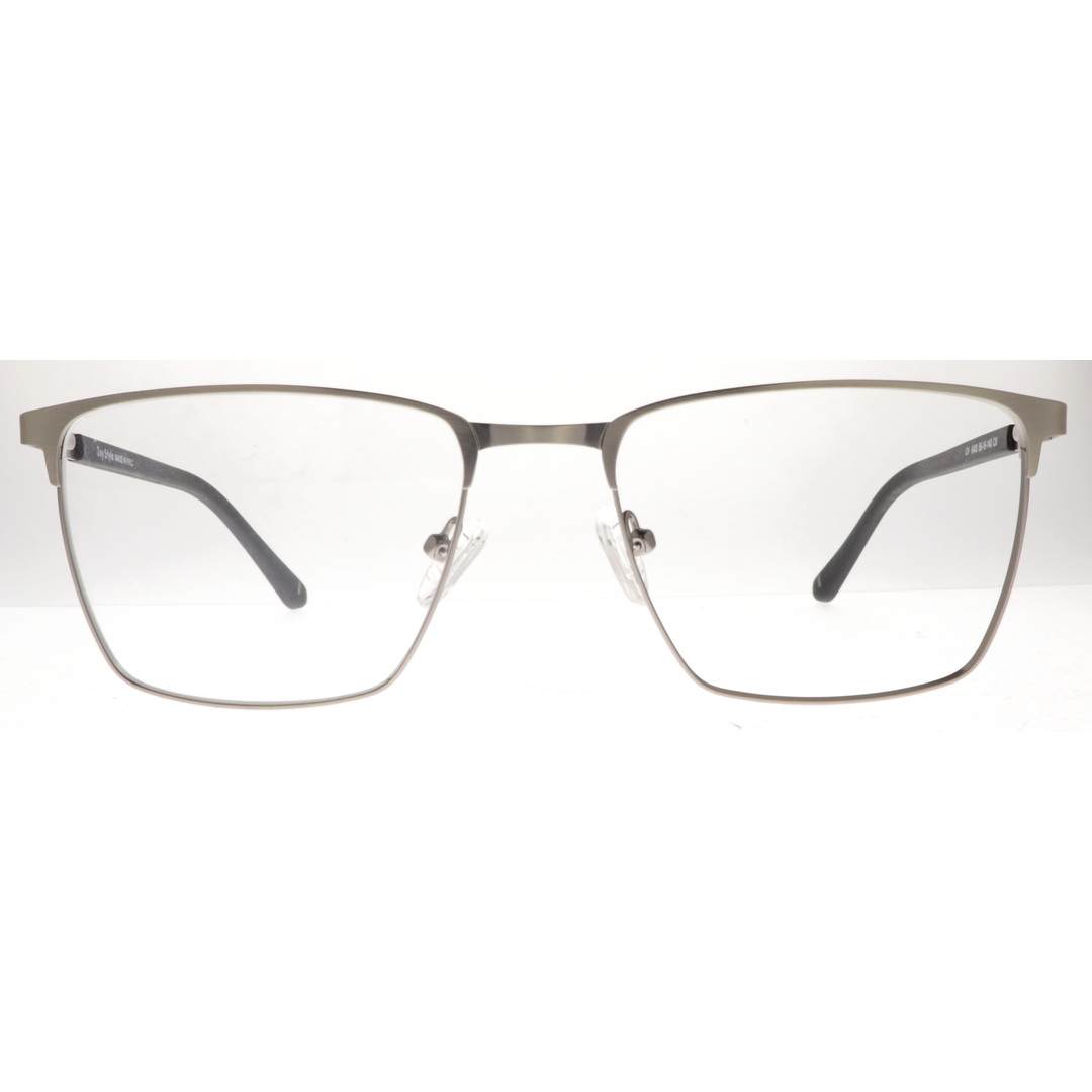Joy Style For Men Metal Eyeglasses Square Size 55 6400c6 Gunmetal