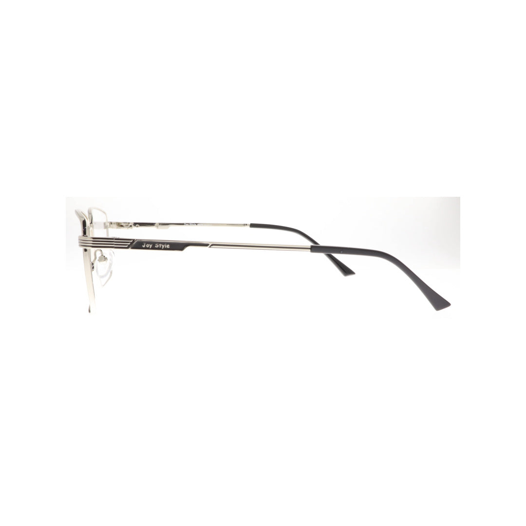 Joy Style For Men Metal Eyeglasses Square Size 55 8878c2 Silver