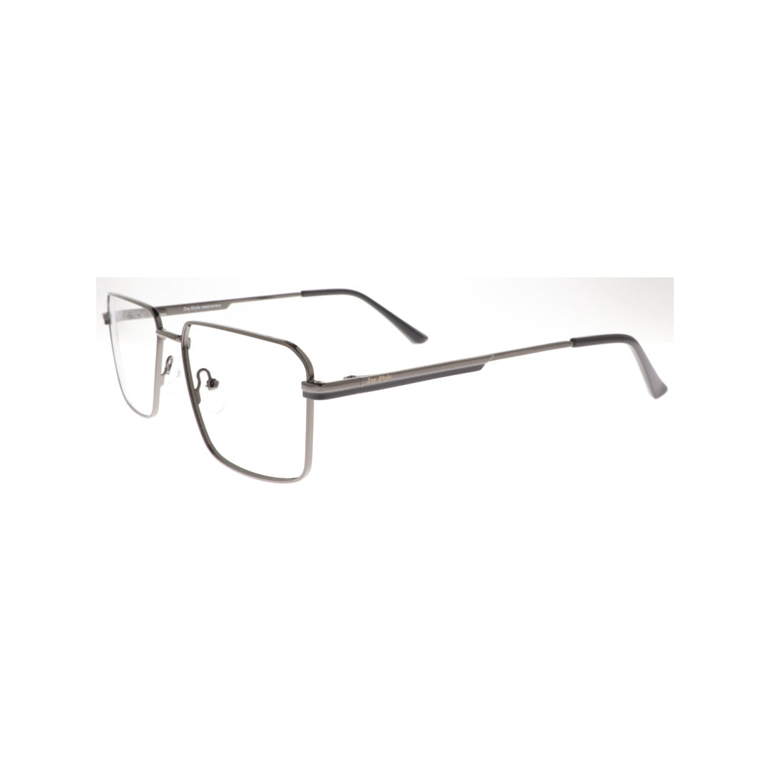 Joy Style For Men Metal Eyeglasses Square Size 56 8802c2 Gunmetal
