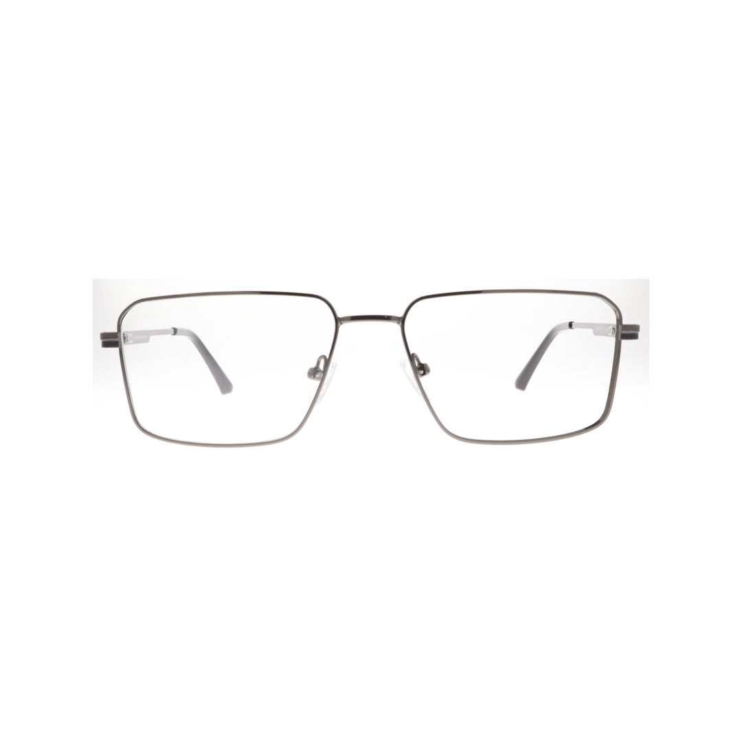 Joy Style For Men Metal Eyeglasses Square Size 56 8802c2 Gunmetal