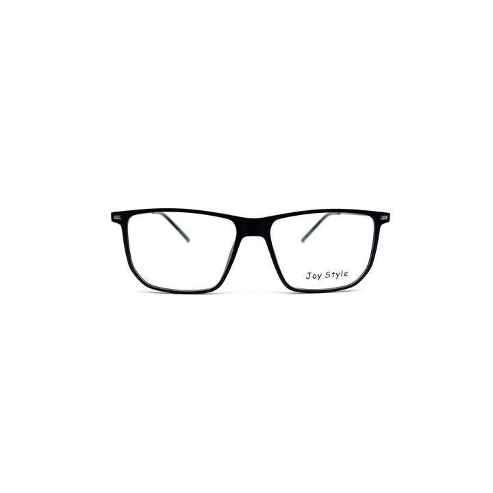 Joy Style For Men Rectangular Ultem With Black Metal Eyeglasses 54-16-150