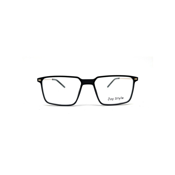 Joy Style For Men Rectangular Ultem With Gold Metal Eyeglasses 54-17-150