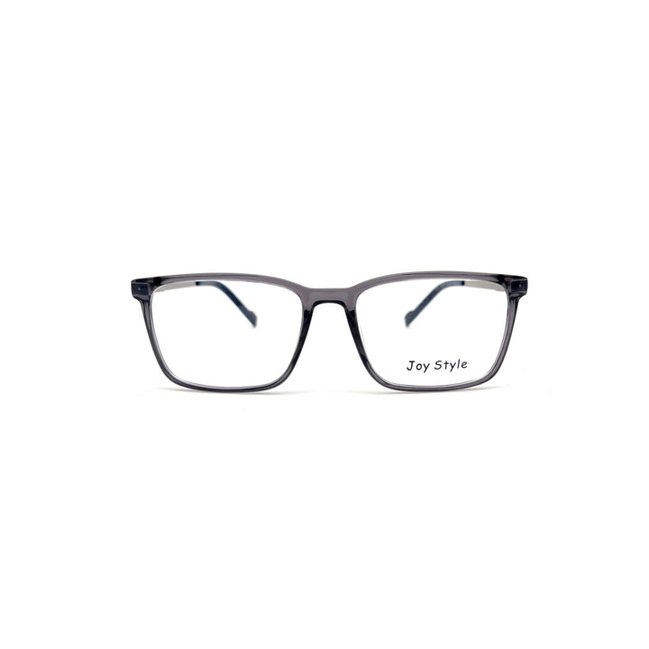 Joy Style For Men Rectangular Ultem With Grey Metal Eyeglasses 55-17-145
